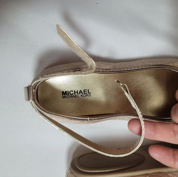 Michael Michael Kors Jinny Blush Ballet Flat sz 4 - Picture 4 of 9